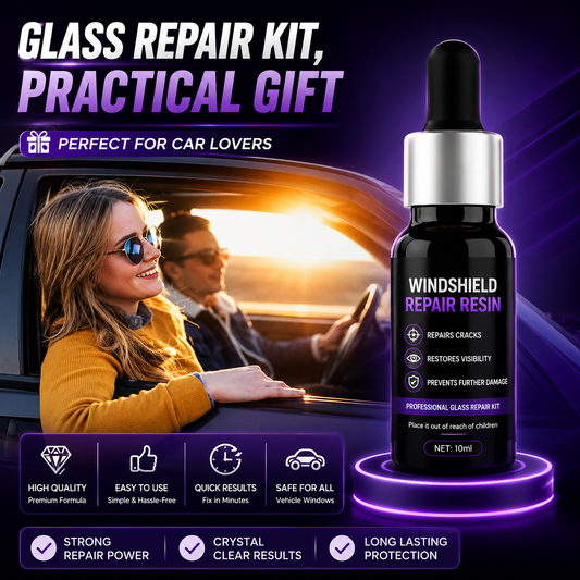 Windshield Repair Resin Kit – Quick Crack Repair Solution (Pack of 2)